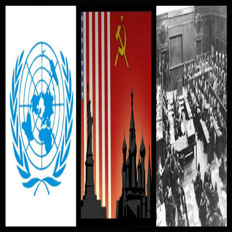 Los juicios de Nuremberg, creación de la ONU y Guerra Fría.