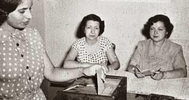 Primer voto femenino