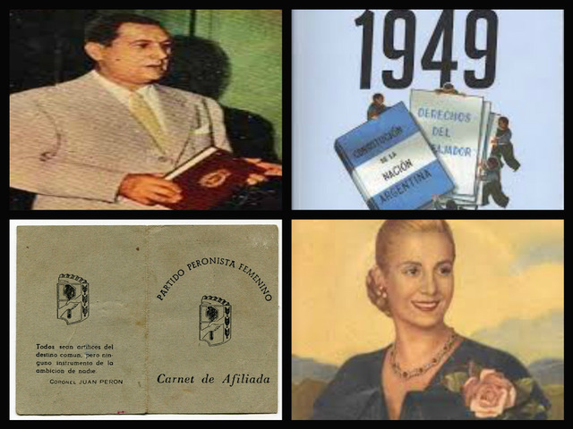 Creación del Partido Peronista Femenino y Crisis Económica.