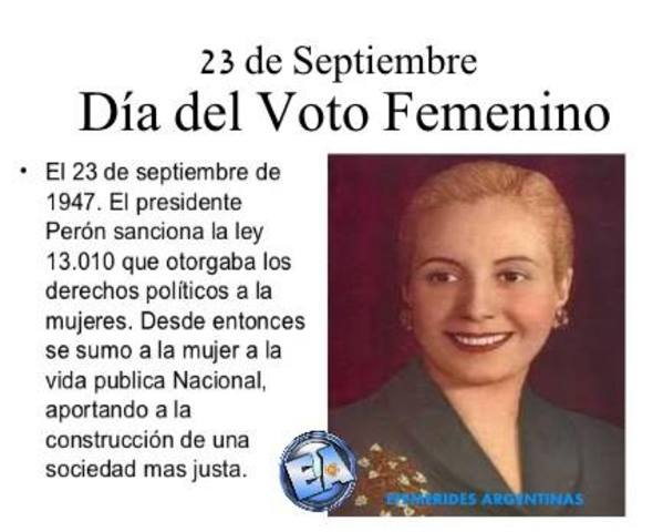 El voto femenino