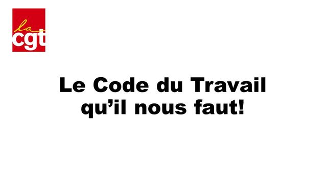 Le Code du travail