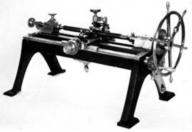 Invento del torno de corte de Maudslay.