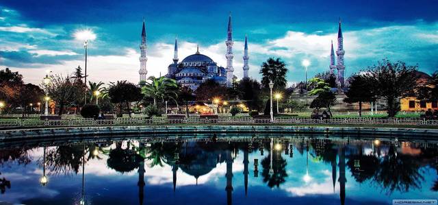 TurKey, Sultan Ahmet Mosque,Sultanahmet Camii, Blue Mosque.