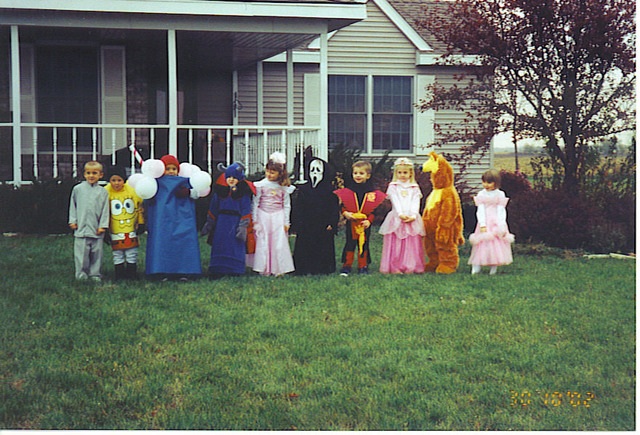 halloween party in preschool. im the milkshake!