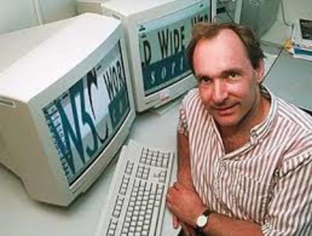 Tim Berners-Lee escribe la pagina web