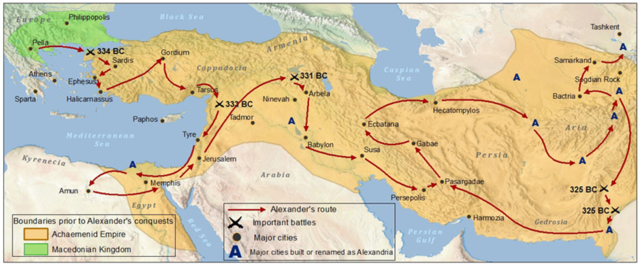 Greece, Alexander the Great expands Greece and the greek language and civilisation .