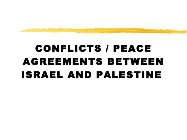 Conflict between Egypt president and Israel