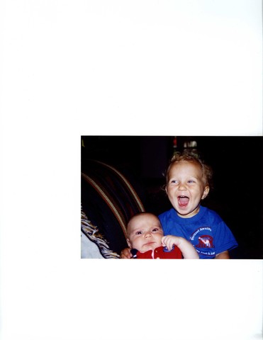 My brother Nick was born