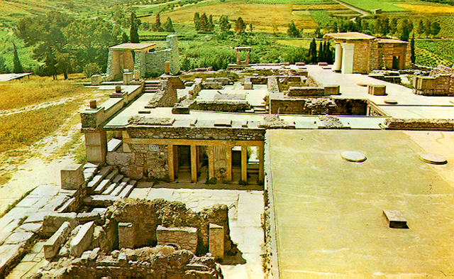 Greece, Creta: The palace of Knossos