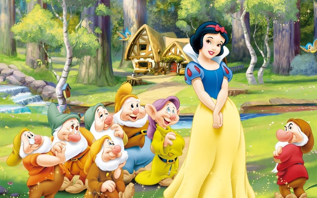 snow white and the Severn Dwarfs