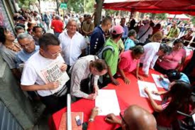 Firma de Acuerdo entre Gobierno Venezolano y otros.