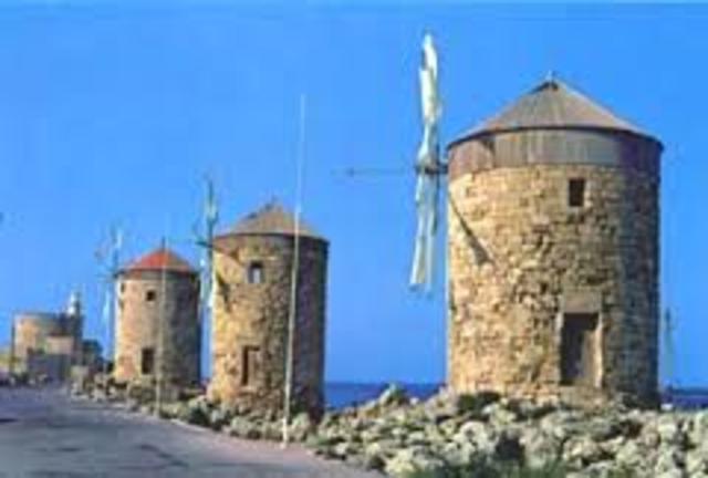 1931 Greece-Use of Windmills