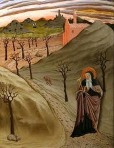 San Antonio, príncipe de los anacoretas. (251-356)