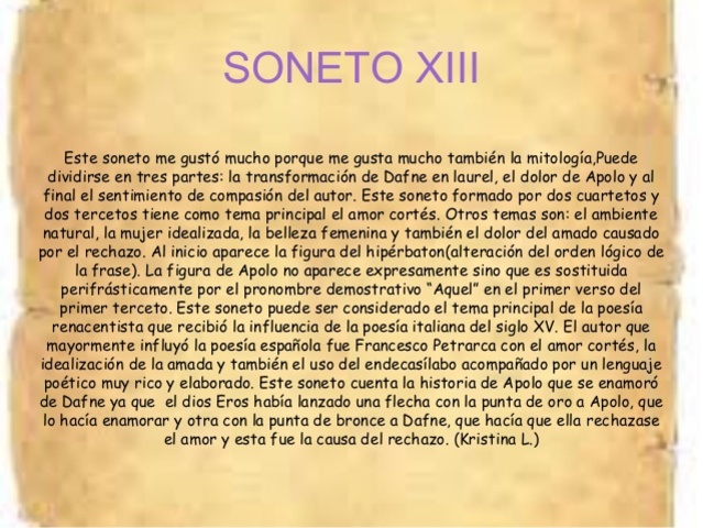 Soneto XIII- luis de gongora