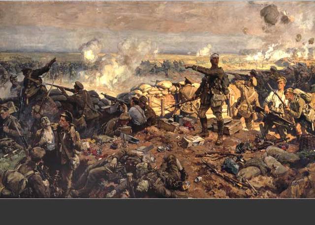 Francis Pegamegahbow and The First Nations Soldiers (+1)