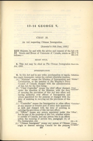 Chinese Immigration Act (+2)