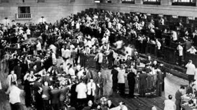 $  Prairie farmers faced a decline with the collapse of the wheat market