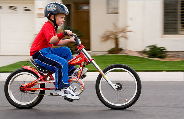 Learned to ride a bike