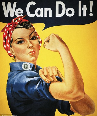 $  The returning veterans came home unemployed and women were forced to quit their wartime jobs