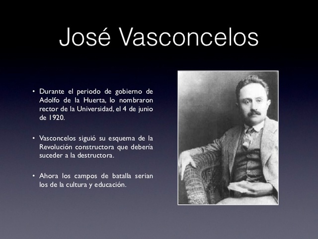 Acciones de José Vasconcelos