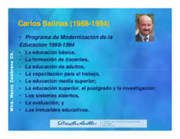 Programa para la Modernización educativa