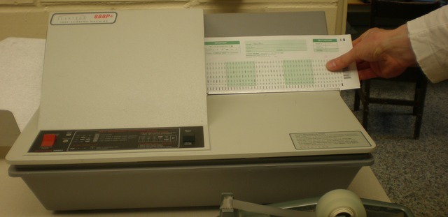 Optical Mark Recognition (OMR) via Scantron