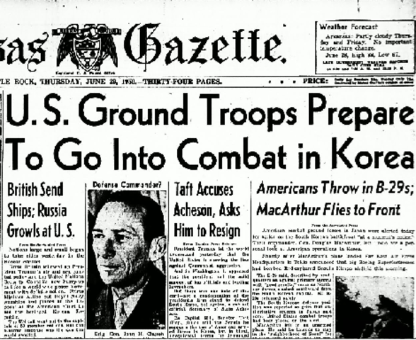 Korean War Begins