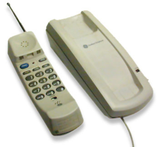 A cordless phone