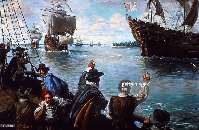 the first arrival of the colonist.