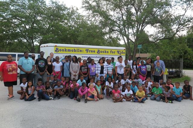 Moonshot Moment launches a bookmobile to keep children reading over the summer