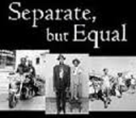 "Separate but Equal" Mandate