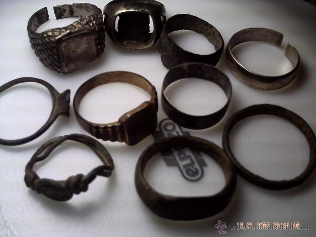 anillos  de bronce