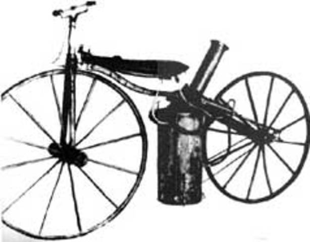 The first motorcycle