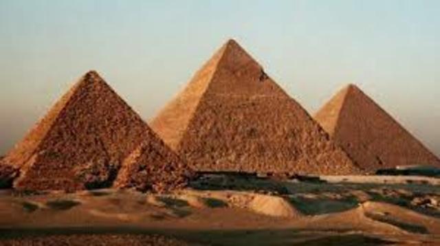 As primeiras construções na civilização Egípcia