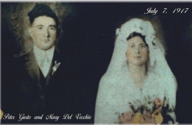 Peter Gurto married Mary Del Vecchiio