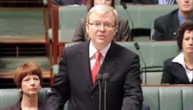 Kevin Rudd says sorry