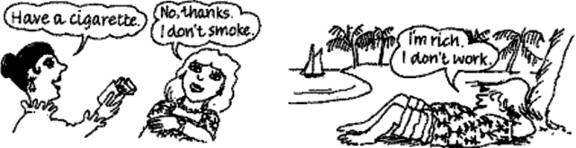 Tips on how to form negative sentences and questions