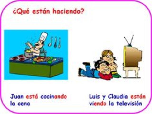 Gramma Reference Simple Present Continuous