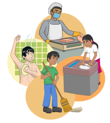 We use the Simple Present to.......