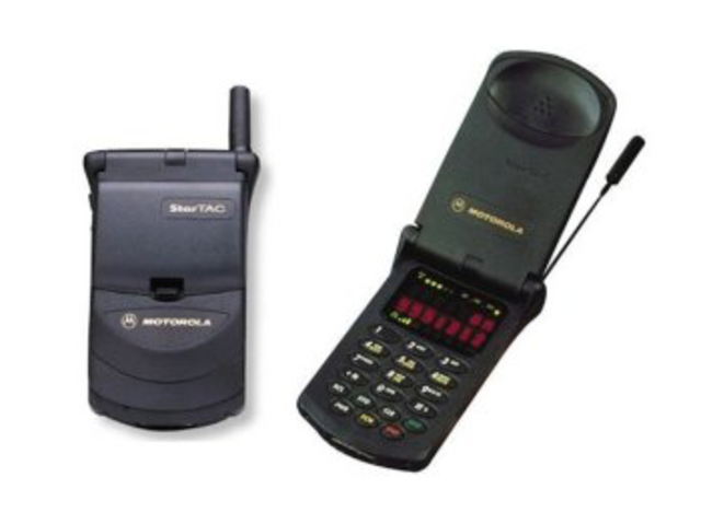 First clamshell phone