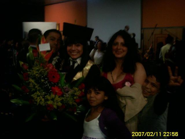 La graduación de 11 de mi hermana