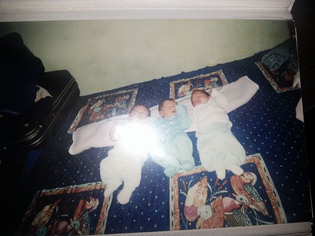 Nuestra primera foto despues de nacer