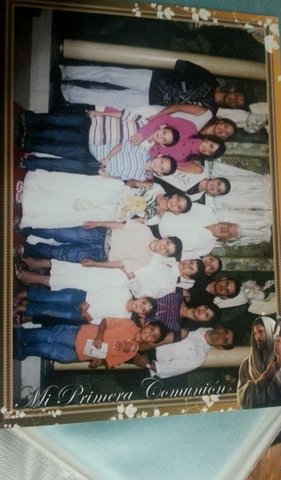 primera comunión de mi hermana