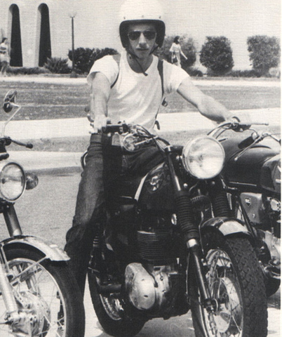 MCC Student Photographed on Badass Motorcycle