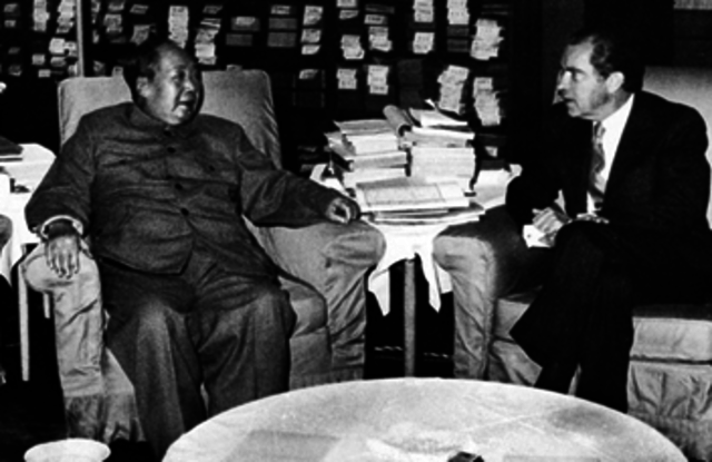 President Richard Nixon visits China