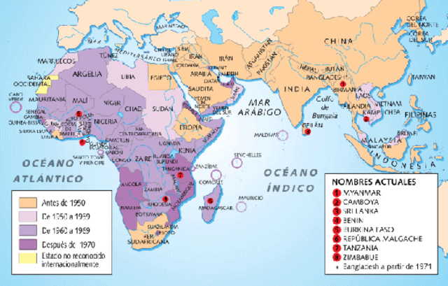 DESCOLONIZACION ASIA Y AFRICA