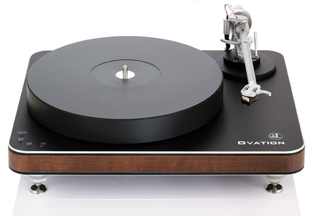 Dad buys an new record machine