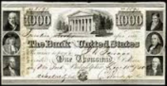 1816 Second Bank of the US