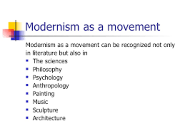 MODERNISM