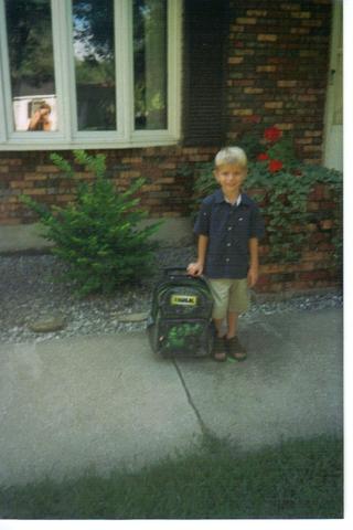 My 1st day of kindergarden